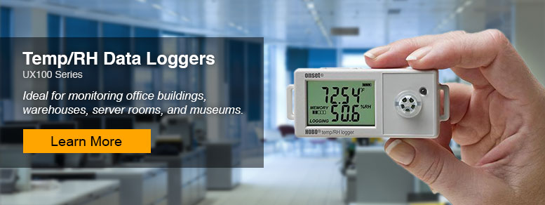 UX100 Series Temperature/Humidity Data Loggers