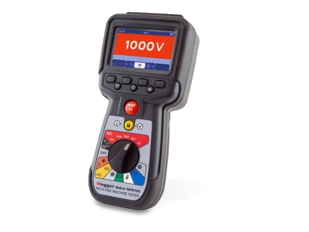 Image of the Megger MTR105 Rotating Machine Tester
