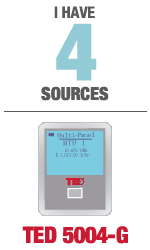 TED5004G I have four sources to monitor