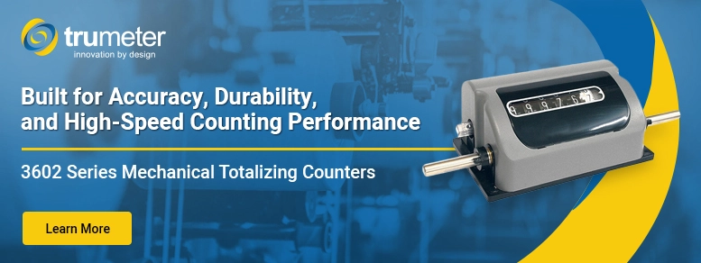 Image of the Trumeter 3602 Series Mechanical Totalizing Counters