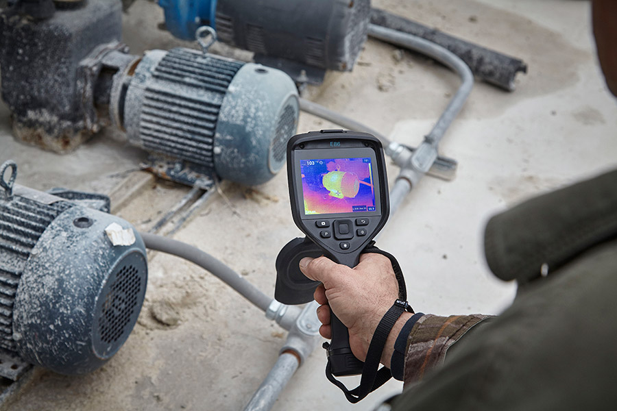 Checking concrete factory with Exx
