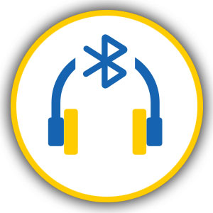 Bluetooth headphones icon