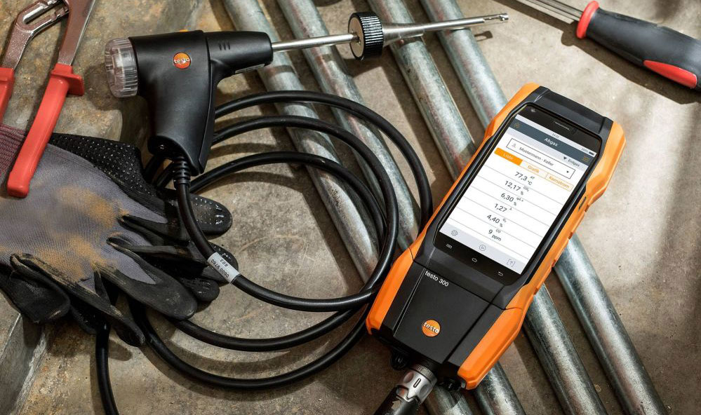 Testo 300 combustion analyzer  robust construction design