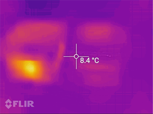 CAT s60, comparing two beehives side by side