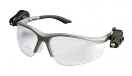 3M 11477-00000-10 LightVision 2 LED Protective Eyewear Gray with +1.5 Diopter (Pack of 10)-