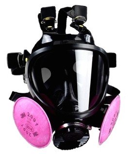3M 7800S-M Full Face piece Reusable Respirator, Medium-