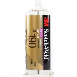 3M DP-190 Scotch-Weld Epoxy Adhesive, Gray, 1.7 fl oz. (Pack of 12)-