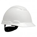 3M H-701R-UV White Hard Hat with UVicator (Pack of 20)-