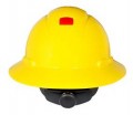 3M H-802R-UV Yellow Hard Hat with UVicator (Pack of 10)-