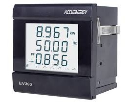 Accuenergy EV390-E4 Three Phase Multifunction Power and Energy Meter with 6 digital inputs, 4-20 mA-