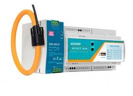 Accuenergy RIK16-333-1 Single channel 0-333mV Output Integrator with 16&quot; Rogowski Coil, Din-Rail Power Supply, 100-240Vac-
