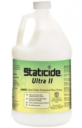 ACL Staticide 4800-1-CASE Ultra II Floor Finish, 1 gal, 4-pack-