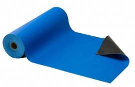 ACL Staticide 59300 Gemini Dual-Layer Static-Dissipative Work Surface Material, 30&amp;quot; x 50', royal blue-