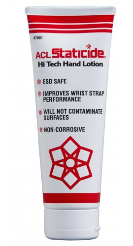 ACL Staticide 7001-CASE Hi-Tech Hand Lotion, 8 oz squeeze tube, 24-pack-
