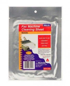 ACL Staticide 8015 4PK Fax Machine Cleaning Sheets, 4-pack-