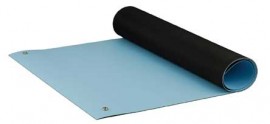 ACL Staticide 8085BM2436 Dualmat Static-Dissipative Work Surface Mat, 24 x 36&amp;quot;, light blue-