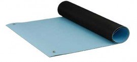 ACL Staticide 8085BM2448 Dualmat Static-Dissipative Work Surface Mat, 24 x 48&amp;quot;, light blue-