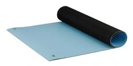 ACL Staticide 8085BM2460 Dualmat Static-Dissipative Work Surface Mat, 24 x 60&amp;quot;, light blue-