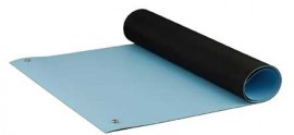 ACL Staticide 8085BM3660 Dualmat Static-Dissipative Work Surface Mat, 36 x 60&amp;quot;, light blue-