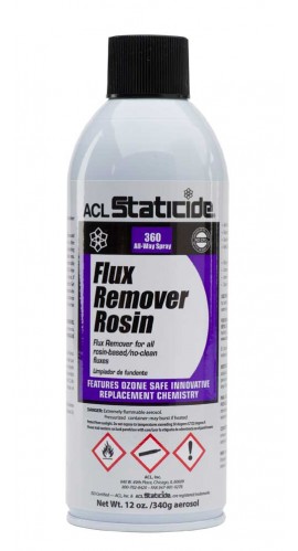 ACL Staticide 8621-CASE Rosin Flux Remover Aerosol, 12 oz, 12-pack-