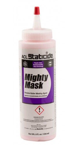 ACL Staticide 8691 Mighty Mask Peelable Solder Masking Agent, 8 oz, 12-pack-