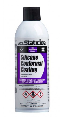 ACL Staticide 8695-CASE Silicone Conformal Coating, 11 oz, 12-pack-