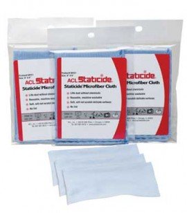 ACL Staticide MFC1 Microfiber Cloths, 9 x 9&amp;quot;, 72-pack-