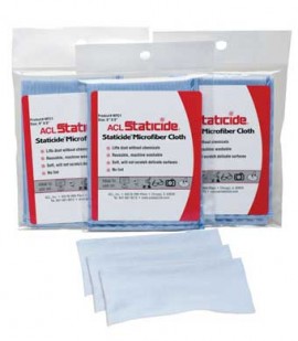 ACL Staticide MFC24-CASE Microfiber Cloths, 9 x 9&amp;quot;, blue, 24-pack-