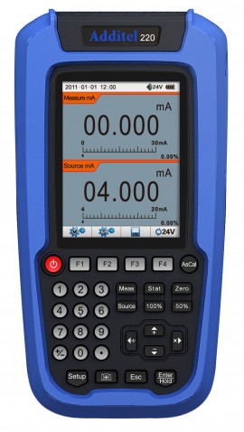 Additel ADT220 Multifunction Loop Calibrator, 0 to 2000 &amp;Omega;-
