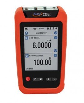 Additel 226 Series Multifunction Process Calibrator, 0 to 10.5 V DC, 0 to 25 mA, 0.02% RDG, ATEX certified, standard-