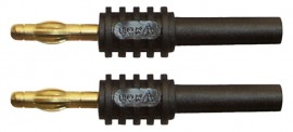 AEMC 1017.45 Banana Plug Adapter, Non-insulated for Safety Leads, 4mm-