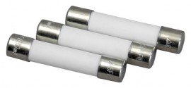 AEMC 2154.76 Replacement Fuses for the AEMC 5212 to 5216, Set of 3, 0.63A-