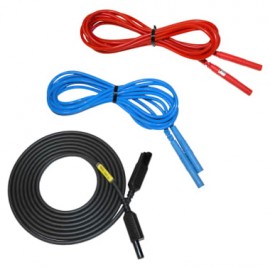 AEMC 2951.70 Safety Leads for the 1050 &amp; 1060, Set of 3, Colour Coded, 10ft-