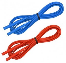 AEMC 5000.34 Leads with Banana Jack for AEMC Ground Tester Reels, Colour Coded, Set of 2, 5ft-