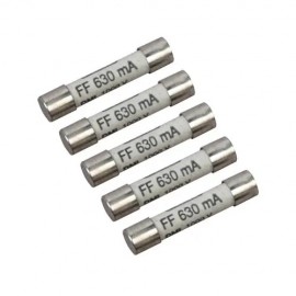 AEMC 5000.91 - Fuse - set of 5, 0.63A, 6x32mm UL rated for fused leads-