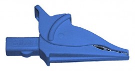 AEMC 5100.04 Safety Alligator Clip, Blue-