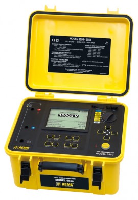 AEMC 6550 Megohmmeter with DataView Software, 10 kV-