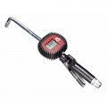 Alemite 3671-B Electric Dispensing Meter with rigid extension and manual non-drip tip-