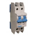 Altech 2CU4L Miniature Molded Case Circuit Breaker, two-pole, 4 A-