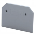 Altech EPCSFL4U Terminal Endplate for the CSDL4U, gray, 50-pack-