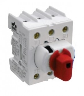 Altech KU363N Extended/Direct Handle Motor Disconnect Switch, three-pole, 60 A-