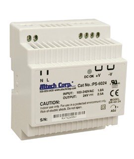 Altech PS-6005 Universal DIN Rail Power Supply, 60 W, 5V-