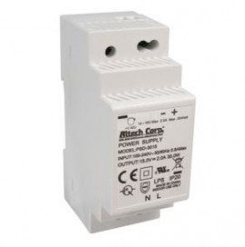 Altech PSD-3015 Power Supply, Din Rail, 30W, Univ 90-264VAC In, 15VDC Out, 2A, Cll, PSD Series-
