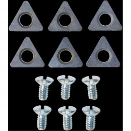 Ammco 6914-6 Carbide Insert, negative rake, 6-pack-