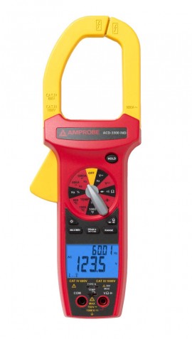 Amprobe ACD-3300 IND CAT IV True-RMS Clamp Meter with Temperature-