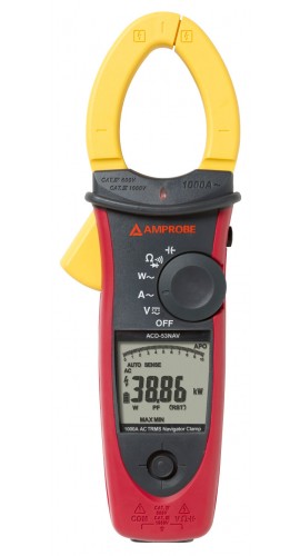 Amprobe ACD-53NAV 1000A AC TRMS Navigator Clamp-