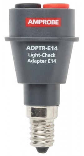 Amprobe ADPTR-E14 Light-Check Adapter, 3.2 x 1.6 x 1.2&amp;quot;-