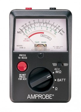 Amprobe AMB-2 Analog Megohmmeter Insulation Tester-
