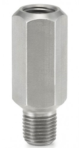 Ashcroft 04-1106-D-50 Pulsation Dampener, &amp;frac12; NPT male, steel-