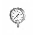 Ashcroft 1008 Pressure Gauge, 100#/KP, 4&amp;quot; dial, &amp;frac12; NPT male lower, SS housing-